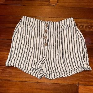 Maurices Striped Linen Shorts